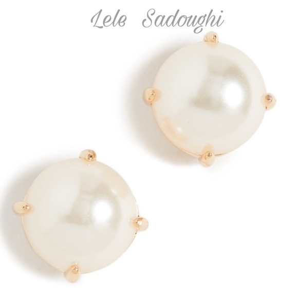 Lele Sadoughi Jewelry - Lele Sadoughi 💜 Pearl Stud Earrings NWT